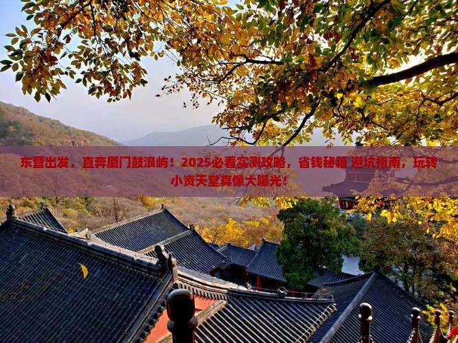 东营到厦门鼓浪屿五日游