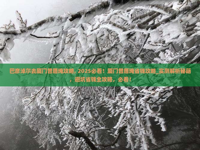 巴彦淖尔去厦门曾厝埯攻略