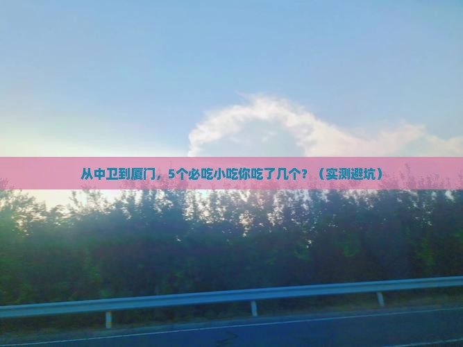 中卫去厦门旅游小吃