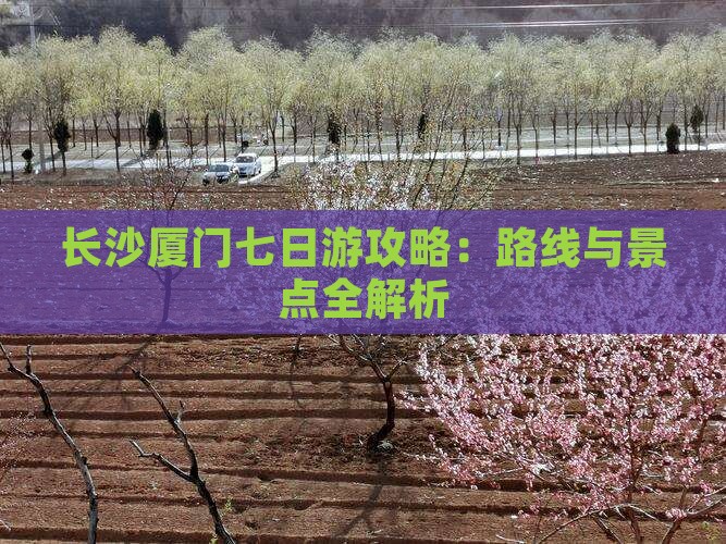 长沙去厦门南普陀七日游
