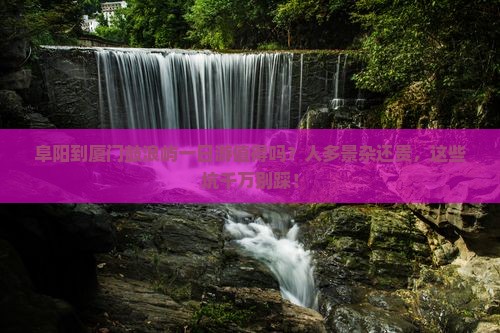 阜阳到厦门鼓浪屿一日