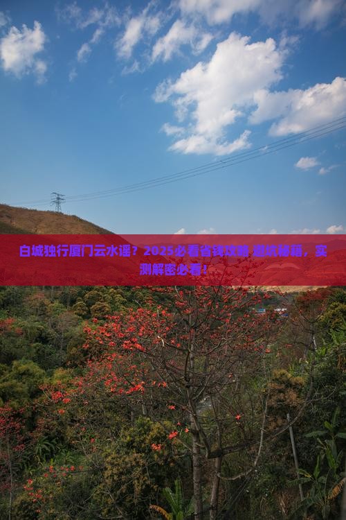 白城去厦门云水谣个人游