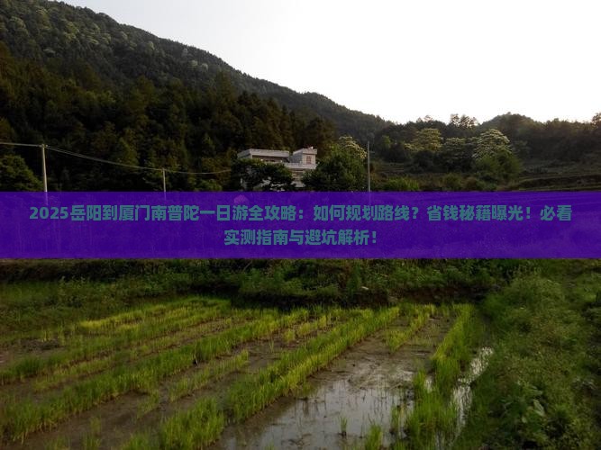 岳阳到厦门南普陀一日