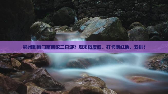 鄂州到厦门南普陀二日游