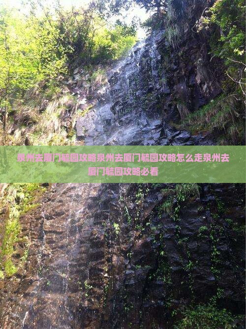泉州去厦门毓园攻略