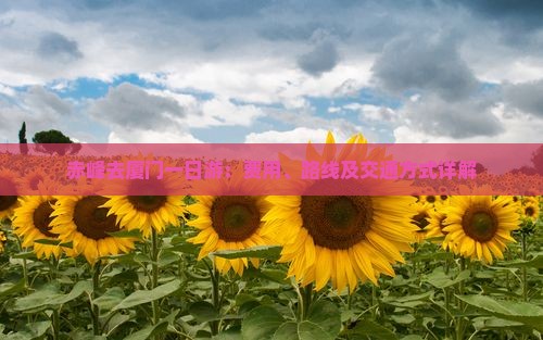 赤峰去厦门一日游：费用、路线及交通方式详解