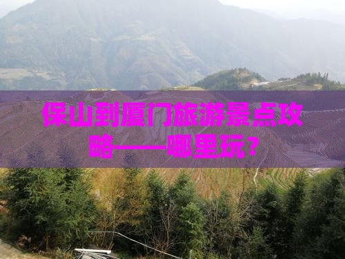 保山到厦门旅游景点攻略——哪里玩？