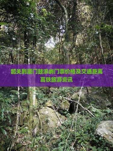 韶关到厦门鼓浪屿门票价格及交通距离高铁旅游资讯