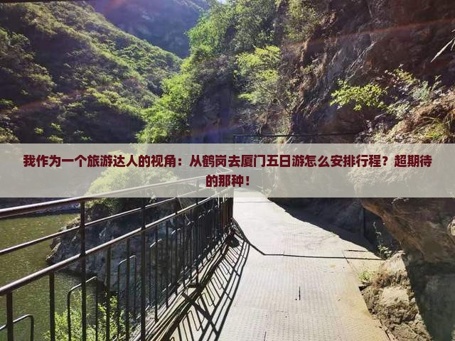 鹤岗去厦门五日游