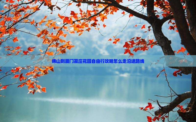 佛山到厦门菽庄花园自由行 佛山到厦门菽庄花园自由行