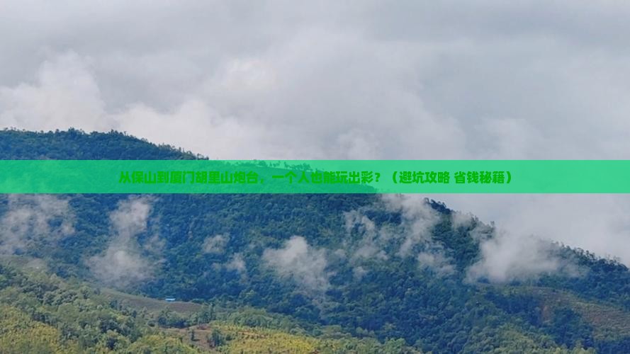 保山到厦门胡里山炮台个人游