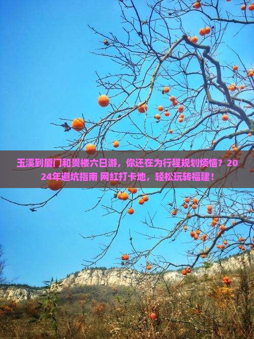 玉溪到厦门和贵楼六日游