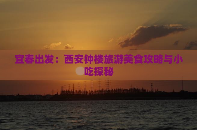 宜春出发：西安钟楼旅游美食攻略与小吃探秘