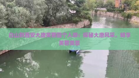 白山到西安大唐芙蓉园个人游：探秘大唐风采，畅享芙蓉美景