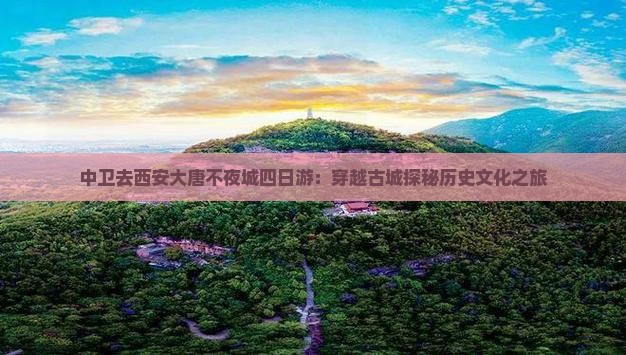 中卫去西安大唐不夜城四日游：穿越古城探秘历史文化之旅