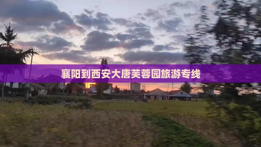 襄阳到西安大唐芙蓉园旅游专线