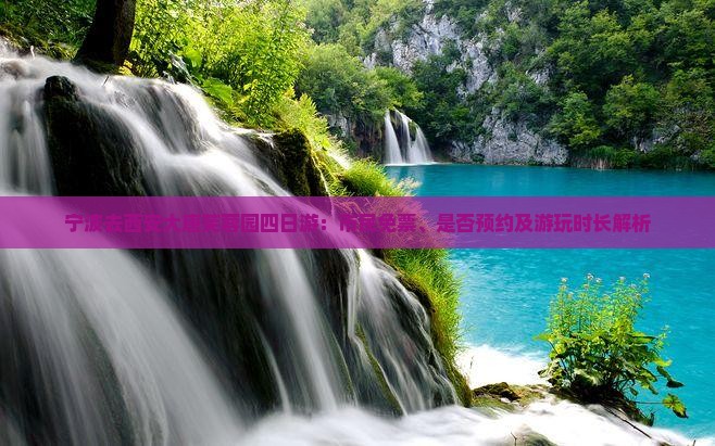 宁波去西安大唐芙蓉园四日游：市民免票、是否预约及游玩时长解析