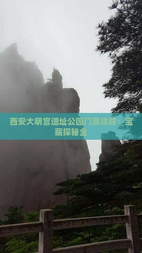 西安大明宫遗址公园门票攻略：宝藏探秘全