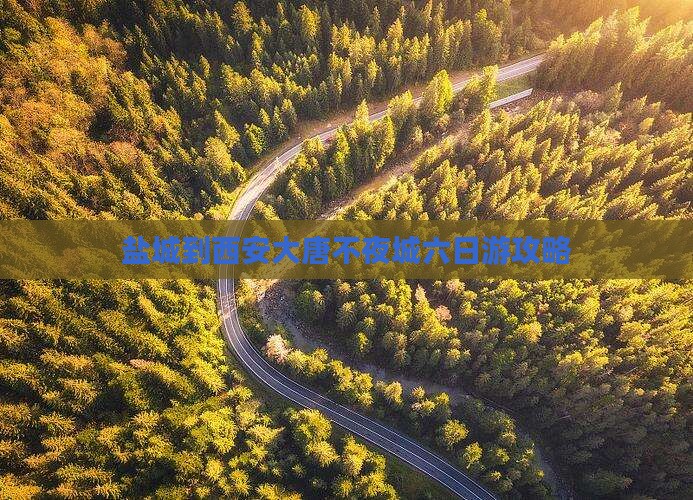 盐城到西安大唐不夜城六日游攻略 盐城到西安大唐不夜城六日游攻略