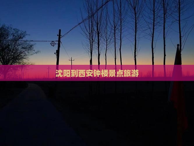 沈阳到西安钟楼景点旅游