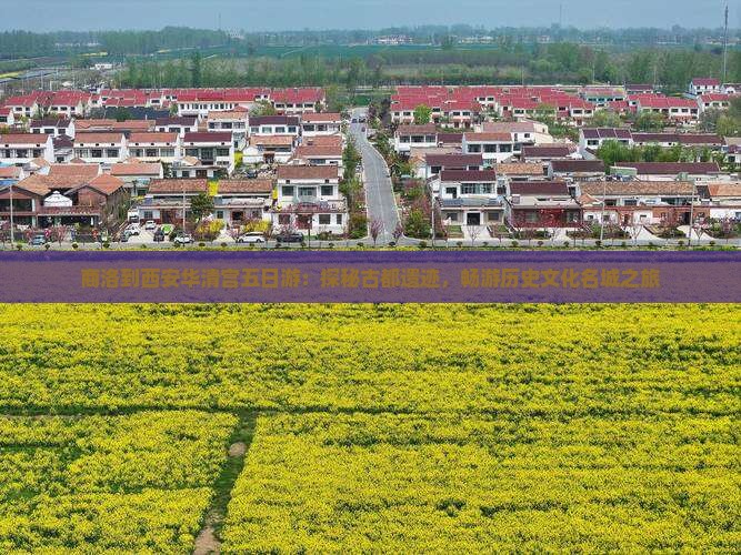 商洛到西安华清宫五日游：探秘古都遗迹，畅游历史文化名城之旅