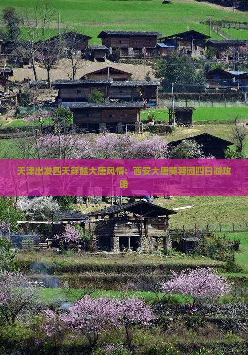 天津出发四天穿越大唐风情：西安大唐芙蓉园四日游攻略