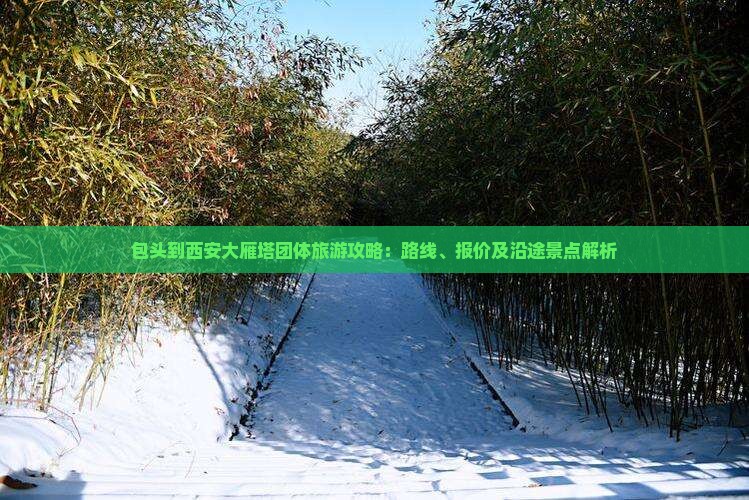 包头到西安大雁塔团体旅游攻略：路线、报价及沿途景点解析