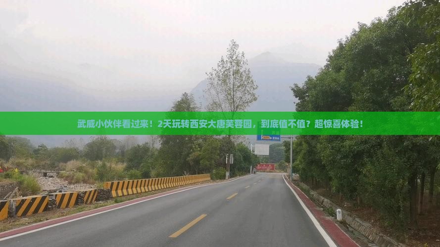武威去西安大唐芙蓉园二日游