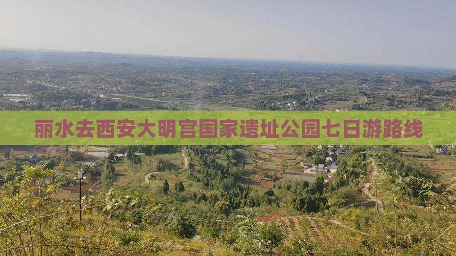 丽水去西安大明宫国家遗址公园七日游