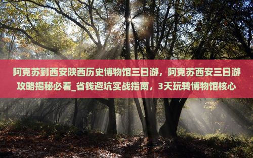 阿克苏到西安陕西历史博物馆三日游