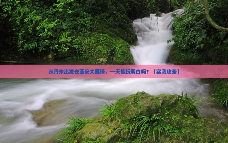 丹东去西安大雁塔一日游