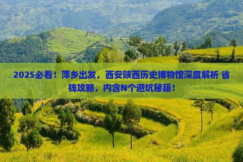 萍乡到西安陕西历史博物馆必去地