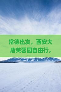 常德去西安大唐芙蓉园自由行