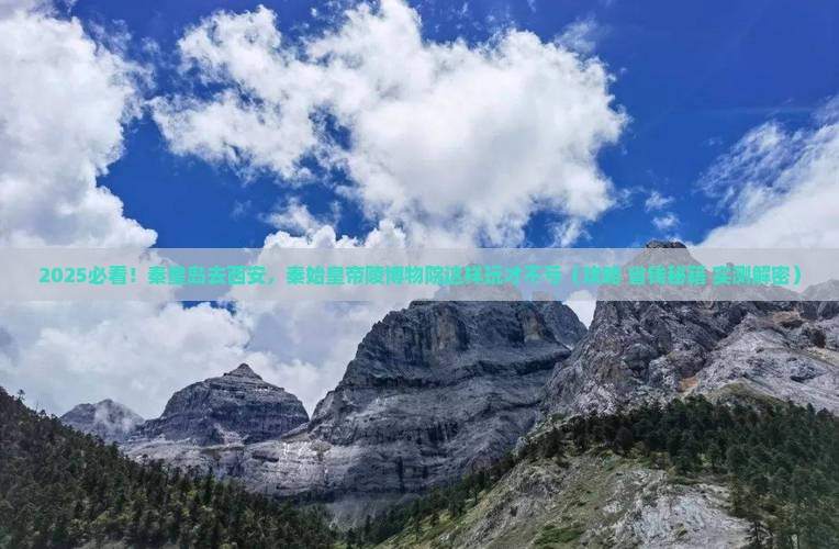 秦皇岛去西安秦始皇帝陵博物院必去地