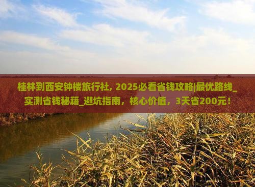 桂林到西安钟楼旅行社