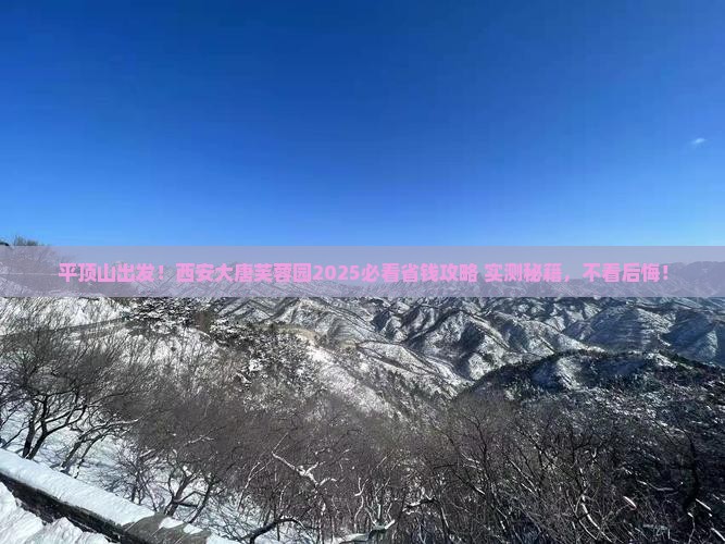 平顶山到西安大唐芙蓉园旅行社