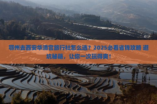 鄂州去西安华清宫旅行社