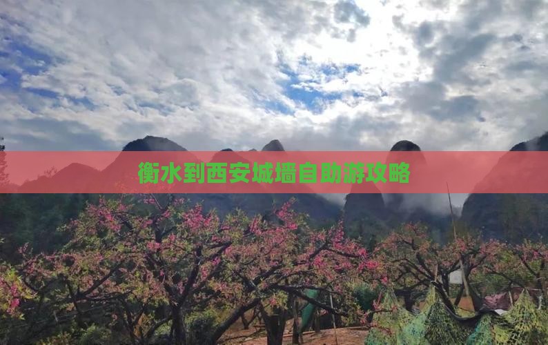 衡水到西安城墙自助游攻略