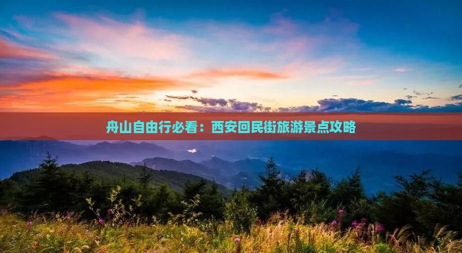 舟山自由行必看：西安回民街旅游景点攻略