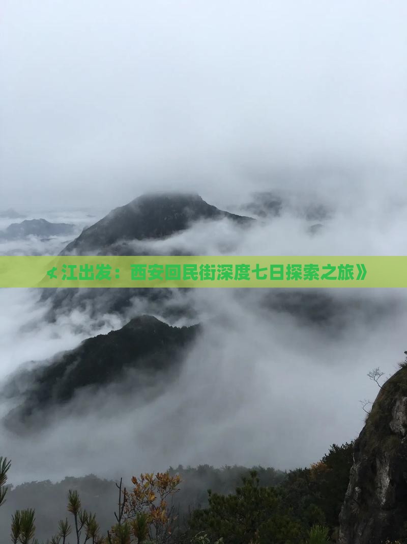 ≮江出发：西安回民街深度七日探索之旅》