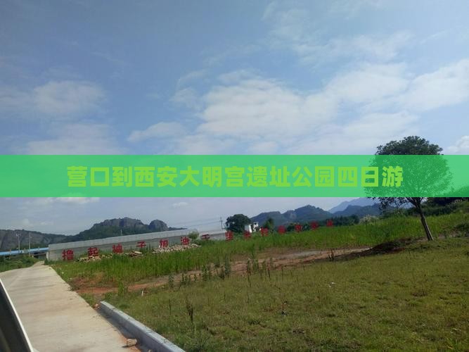 营口到西安大明宫遗址公园四日游