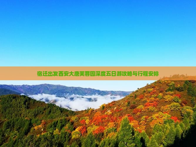 宿迁出发西安大唐芙蓉园深度五日游攻略与行程安排