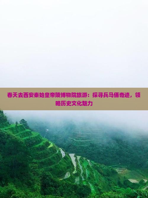 春天去西安秦始皇帝陵博物院旅游：探寻兵马俑奇迹，领略历史文化魅力
