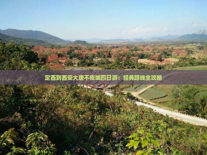 定西到西安大唐不夜城四日游：经典路线全攻略