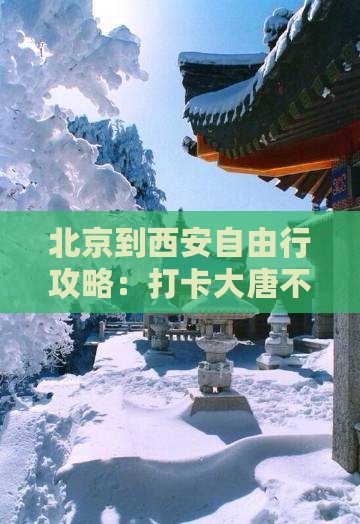 北京到西安自由行攻略：打卡大唐不夜城美景