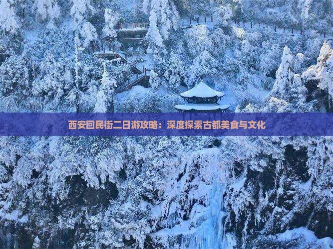 西安回民街二日游攻略：深度探索古都美食与文化
