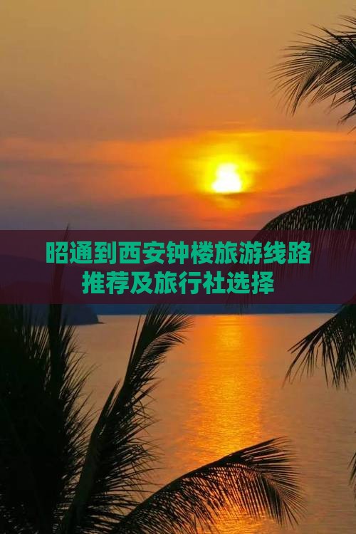 昭通到西安钟楼旅游线路推荐及旅行社选择