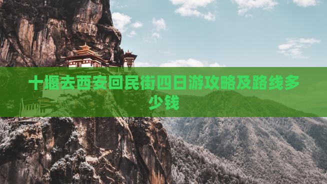 十堰去西安回民街四日游攻略及路线多少钱