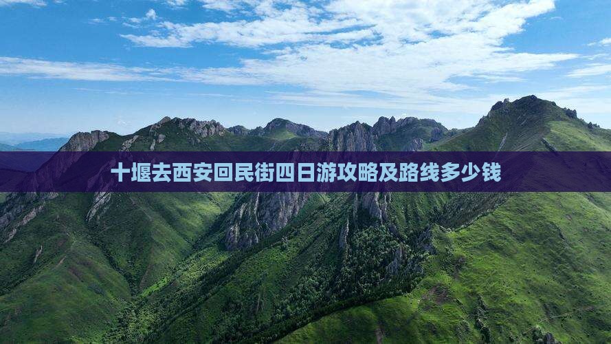 十堰去西安回民街四日游攻略及路线多少钱