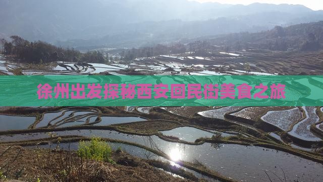 徐州出发探秘西安回民街美食之旅